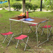 Contemporary Dining Table Folding Table and Chair Set